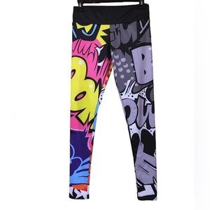 Comic Leggings Size Small / Medium NWOT